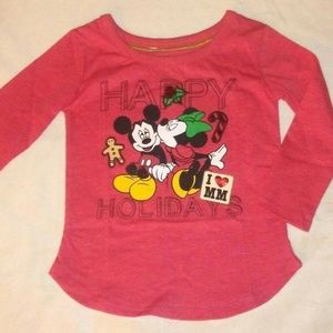 Disney Happy Holidays Mickey & Minnie Mouse Shirt